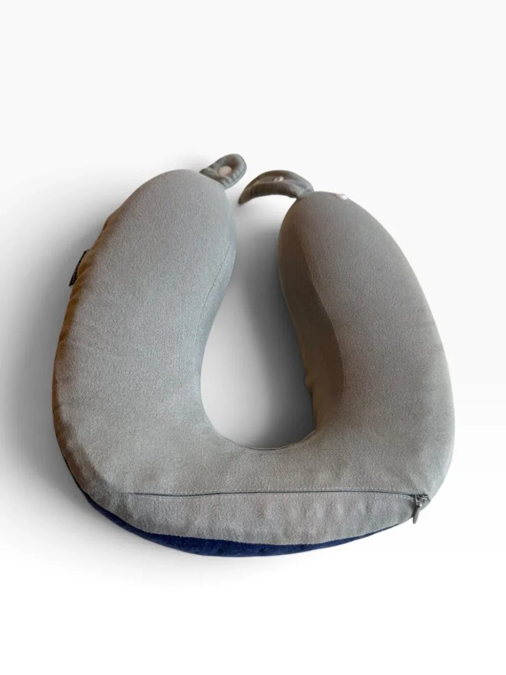 Be Relax Original Wellness Memory Foam Travel Neck Pillow Gray